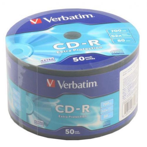 ���� CD-R Verbatim 700Mb 52x bulk (50��) (43787) (43787)