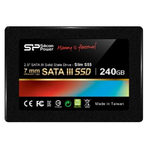  SSD Silicon Power SATA-III 240GB SP240GBSS3S55S25 Slim S55 2.5