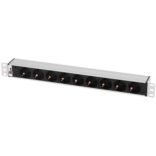 ���� ������������� ������� Rem R-10-9S-I-440-Z ���.������. 9xSchuko ������� 10A C14 (R-10-9S-I-440-Z)