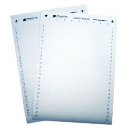 Маркер Lanmaster LAN-MOL-16X9-WH 16x9мм полиэстр (упак:280шт) для лазерных принтеров белый (LAN-MOL-16X9-WH) Маркер Lanmaster LAN-MOL-16X9-WH 16x9мм полиэстр (упак:280шт) для лазерных принтеров белый (LAN-MOL-16X9-WH)