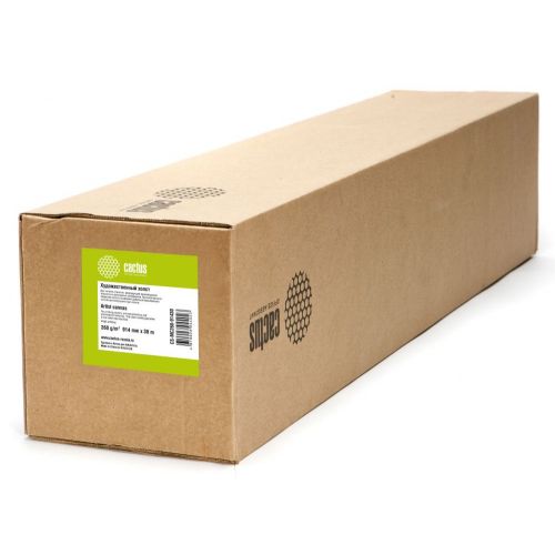 Холст Cactus CS-MC260-91430 914мм-30м/260г/м2/белый матовое синтетика для струйной печати втулка:50.8мм (2 Холст Cactus CS-MC260-91430 914мм-30м/260г/м2/белый матовое синтетика для струйной печати втулка:50.8мм (2