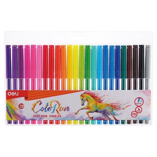 Deli EC10023 ColoRun  24.    (EC10023) ( 12 .)