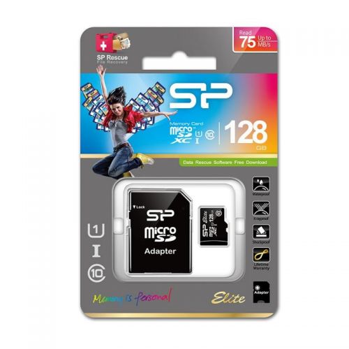   microSDXC 128GB Silicon Power SP128GBSTXBU1V10SP + adapter (SP128GBSTXBU1V10SP)