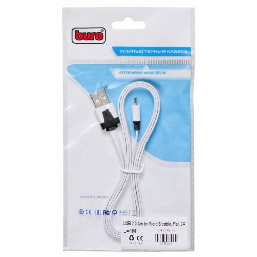  Buro BHP MICROUSB 1M FLAT USB (m)-micro USB (m) 1   (BHP MICROUSB 1M FLAT)