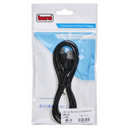  Buro Reversible BHP MICROUSB 1M USB (m)-micro USB (m) 1  (BHP MICROUSB 1M)