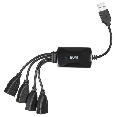  USB 2.0 Buro BU-HUB4-0.3-U2.0-Splitter 4.  (BU-HUB4-0.3-U2.0-SPLITTER)