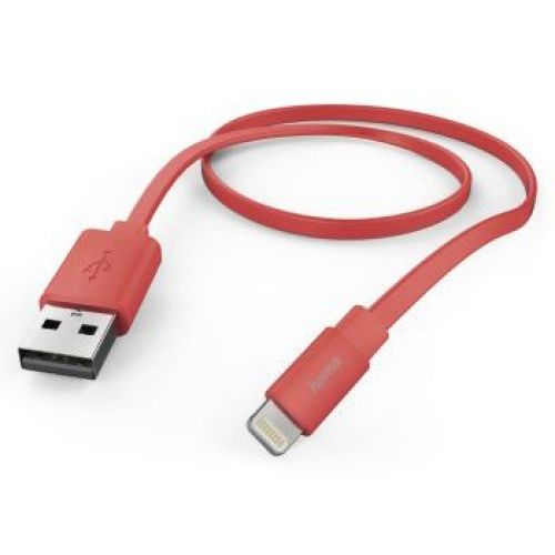 Кабель Hama Flat 00173645 USB (m)-Lightning (m) 1.2м розовый плоский (00173645) Кабель Hama Flat 00173645 USB (m)-Lightning (m) 1.2м розовый плоский (00173645)