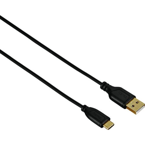Кабель Hama Flexi-Slim 00135784 USB (m)-USB Type-C (m) 0.75м черный (00135784) Кабель Hama Flexi-Slim 00135784 USB (m)-USB Type-C (m) 0.75м черный (00135784)