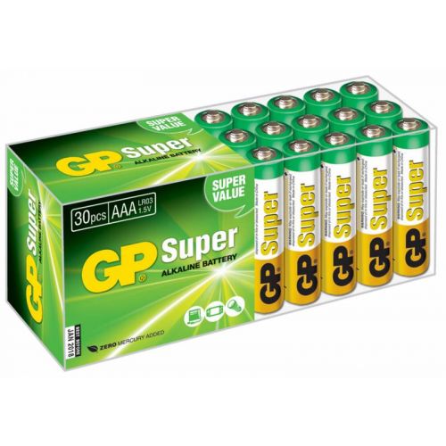  GP Super Alkaline 24A LR03 AAA (30) (GP 24A-B30)