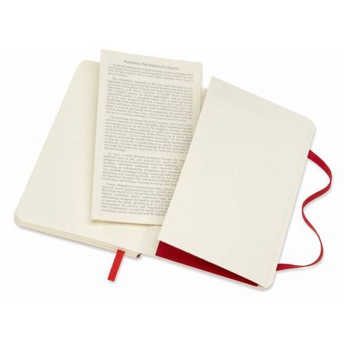 Блокнот Moleskine CLASSIC SOFT QP611F2 Pocket 90x140мм 192стр. линейка мягкая обложка красный (QP611F2) Блокнот Moleskine CLASSIC SOFT QP611F2 Pocket 90x140мм 192стр. линейка мягкая обложка красный (QP611F2)