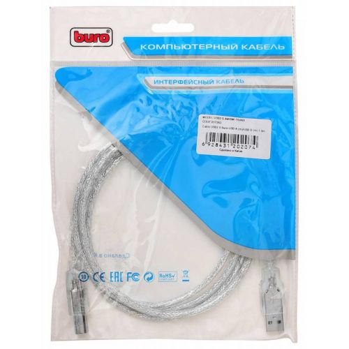 ������ Buro USB A(m) USB B(m) 1.8� (USB2.0-AM/BM-Trans) ���������� (USB2.0-AM/BM-TRANS)