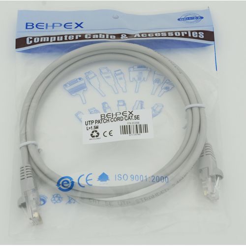 NONAME - UTP cat.5E molded 1.5  RJ-45 (m)-RJ-45 (m)