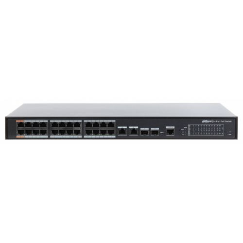  Dahua DH-PFS4226-24ET-360 (L2+) 24x100/ 2x1/ 2x(1000BASE-T/SFP) 22PoE+ 2PoE++ 360W  (DH-PFS4226-24ET-360)