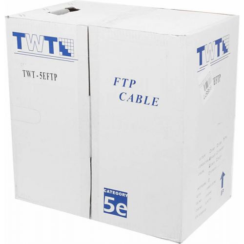   Lanmaster TWT-5EFTP .5E FTP 4  24AWG PVC  305  (TWT-5EFTP)