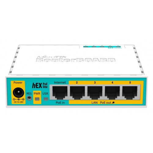  MikroTik hEX PoE lite (RB750UPR2) 10/100BASE-TX  (RB750UPR2)