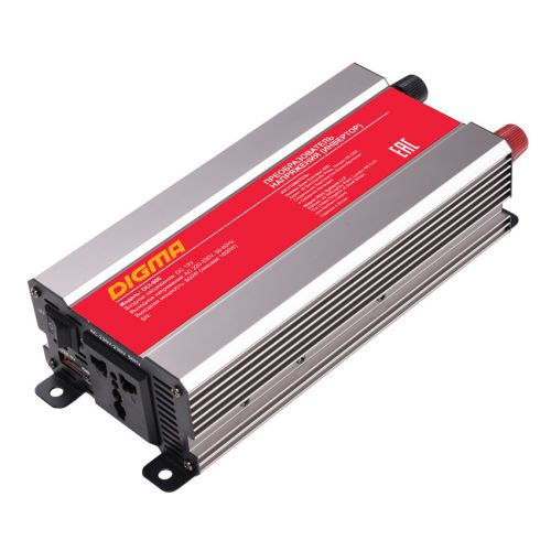 Автоинвертор Digma DCI-800 800Вт (DCI-800) Автоинвертор Digma DCI-800 800Вт (DCI-800)