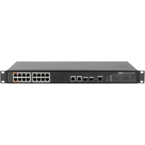  Dahua DH-PFS4218-16ET-190 (L2) 16x100/ 2x1/ 2x(1000BASE-T/SFP) 16PoE  (DH-PFS4218-16ET-190)