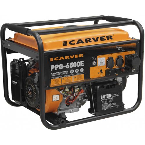 Генератор Carver PPG- 6500E 5.5кВт (01.020.00005) Генератор Carver PPG- 6500E 5.5кВт (01.020.00005)