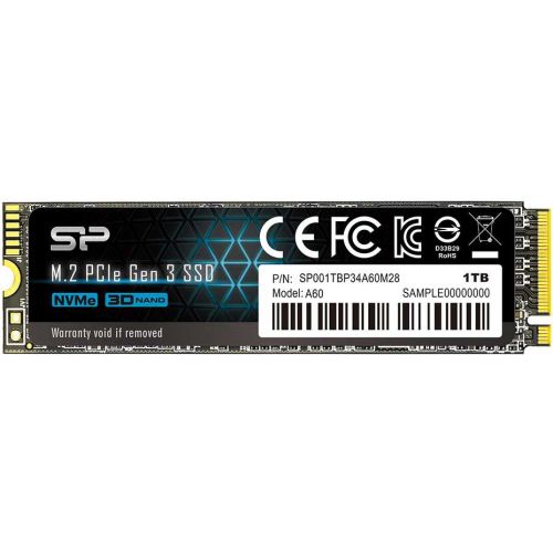  SSD Silicon Power PCIe 3.0 x4 1TB SP001TBP34A60M28 M-Series M.2 2280 (SP001TBP34A60M28)