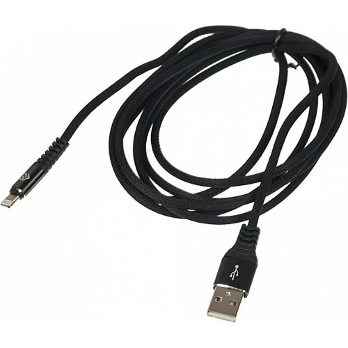 ������ Digma LIGHT-2M-BRAIDED-BLK USB (m)-Lightning (m) 2� ������ (LIGHT-2M-BRAIDED-BLK)