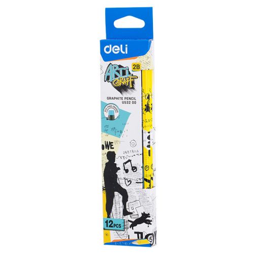  / Deli EU53200-1 Arti Graff 2B .  .. (1)  (EU53200-1) ( 12 .)