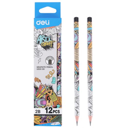  / Deli EU53300-1 Arti Graff 2B .  .. (1) (EU53300-1) ( 12 .)