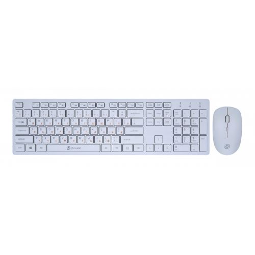 OKLICK Клавиатура + мышь Оклик 240M клав:белый мышь:белый USB беспроводная slim Multimedia (1091258) (1091258) OKLICK Клавиатура + мышь Оклик 240M клав:белый мышь:белый USB беспроводная slim Multimedia (1091258) (1091258)