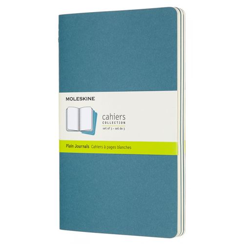 Блокнот Moleskine CAHIER JOURNAL CH018B44 Large 130х210мм обложка картон 80стр. нелинованный голубой (3шт) (CH018B44) Блокнот Moleskine CAHIER JOURNAL CH018B44 Large 130х210мм обложка картон 80стр. нелинованный голубой (3шт) (CH018B44)