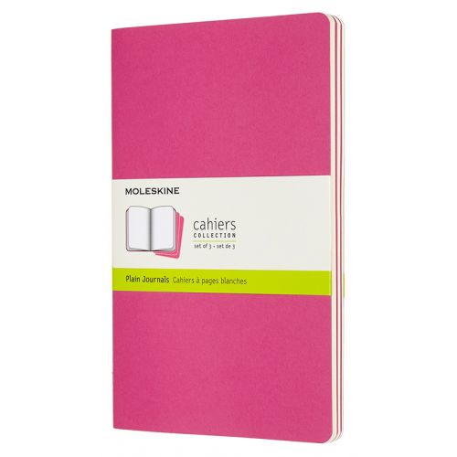 Блокнот Moleskine CAHIER JOURNAL CH018D17 Large 130х210мм обложка картон 80стр. нелинованный розовый неон (3шт) (CH018D17) Блокнот Moleskine CAHIER JOURNAL CH018D17 Large 130х210мм обложка картон 80стр. нелинованный розовый неон (3шт) (CH018D17)