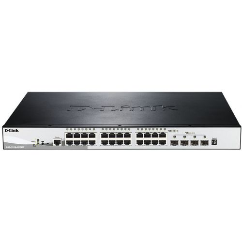  D-Link DGS-1510-28XMP/A1A 24x1/ 4x(10GBase-T/SFP+) 4SFP+ 24PoE+ 370W  (DGS-1510-28XMP/A1A)