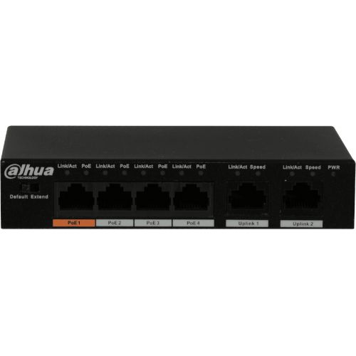  Dahua DH-PFS3006-4ET-60 (L2) 6x100/ 4PoE 60W  (DH-PFS3006-4ET-60)