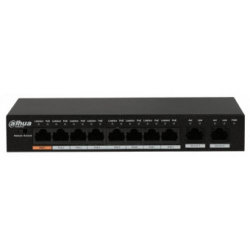  Dahua DH-PFS3010-8ET-96 (L2) 8x100/ 8PoE 96W  (DH-PFS3010-8ET-96)