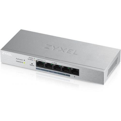 Zyxel GS1200-5HPV2-EU0101F (L2) 5x1/ 4PoE+ 60W  (GS1200-5HPV2-EU0101F)