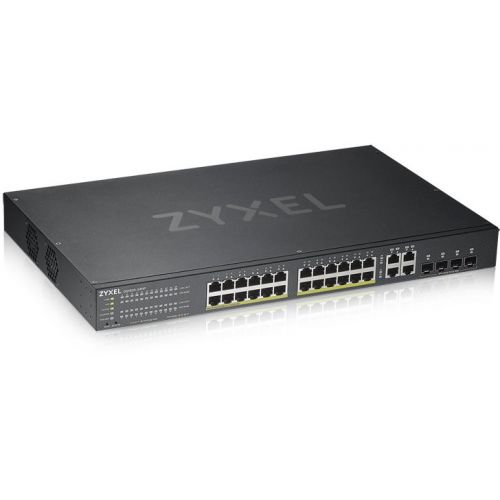  Zyxel GS192024HPV2-EU0101F (L2) 24x1/ 4x(1000BASE-T/SFP) 24PoE+ 375W  (GS192024HPV2-EU0101F)