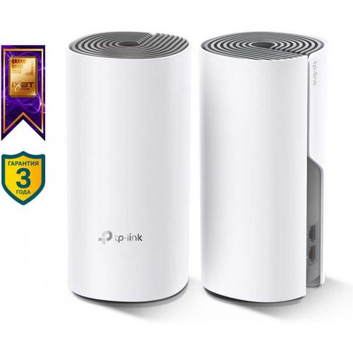 ��������� Mesh ������ TP-Link Deco E4 (DECO E4(2-PACK)) AC1200 10/100BASE-TX ����� (����.:2��) (DECO E4(2-PACK))