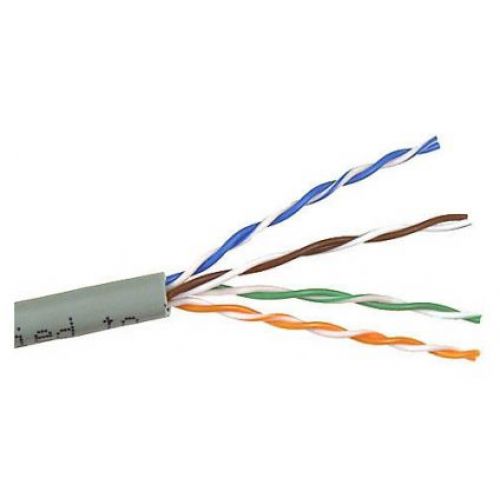   Lanmaster TWT-5EUTP/100-GY .5E UTP 4  24AWG PVC  100  (TWT-5EUTP/100-GY)