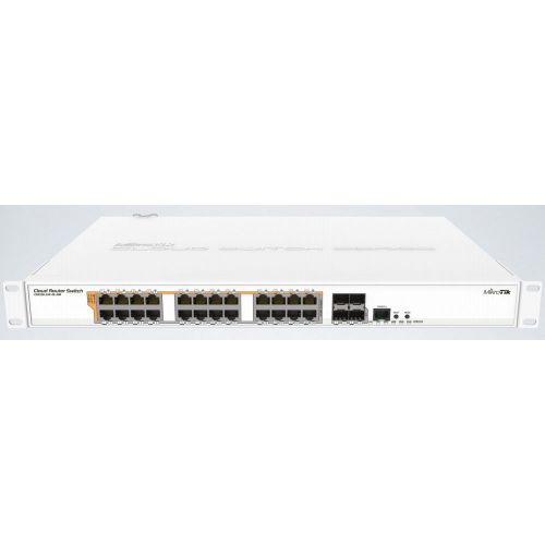  MikroTik CRS328-24P-4S+RM (L3) 24x1/ 4SFP+ 24PoE+ 450W  (CRS328-24P-4S+RM)