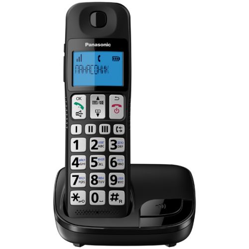 Р/Телефон Dect Panasonic KX-TGE110RUB черный АОН (KX-TGE110RUB) Р/Телефон Dect Panasonic KX-TGE110RUB черный АОН (KX-TGE110RUB)