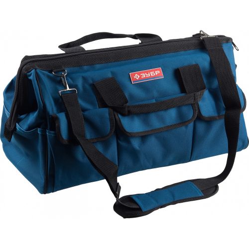 ЗУБР Сумка для инструментов Зубр Эксперт 38645-21 20л 17карм. синий/черный (38645-21) ЗУБР Сумка для инструментов Зубр Эксперт 38645-21 20л 17карм. синий/черный (38645-21)