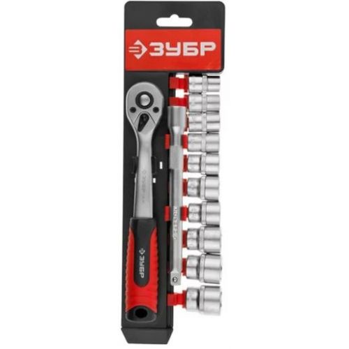 ЗУБР Набор торцевых головок Зубр 27646-H12 в комплекте 12 предметов (27646-H12) ЗУБР Набор торцевых головок Зубр 27646-H12 в комплекте 12 предметов (27646-H12)