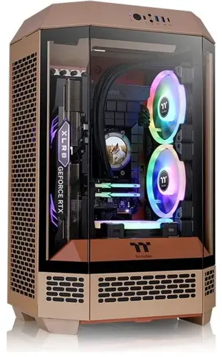  Thermaltake The Tower 300 Gravel Send    mATX 8x120mm 6x140mm 2xUSB3.0 audio bott PSU (CA-1Y4-00SGWN-00)