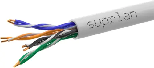    Suprlan 01-0333-1 .5E UTP 4  24AWG PVC  50  (01-0333-1)