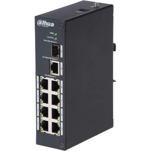  Dahua DH-PFS3110-8T 8x100/ 1x1/ 1x(1000BASE-T/SFP)  (DH-PFS3110-8T)