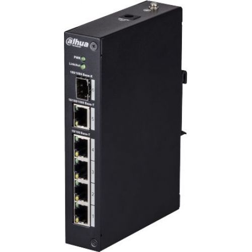  Dahua DH-PFS3106-4T (L2) 4x100/ 1x1/ 1x(1000BASE-T/SFP)  (DH-PFS3106-4T)