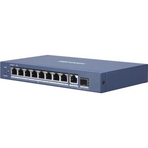  Hikvision DS-3E0510P-E/M 9x1/ 1SFP 8PoE 58W  (DS-3E0510P-E/M)