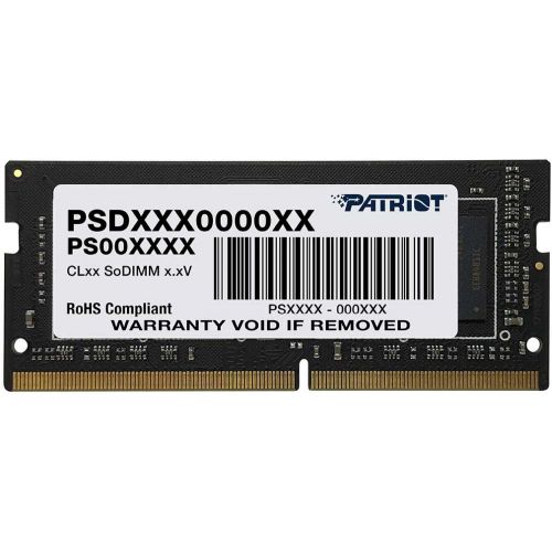  DDR4 16Gb 2666MHz Patriot PSD416G266681S Signature RTL PC4-21300 CL19 SO-DIMM 260-pin 1.2 single rank Ret (PSD416G266681S)