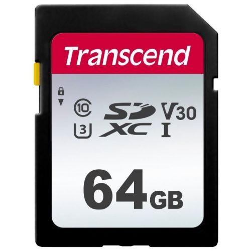   SDXC 64GB Transcend TS64GSDC300S 300S w/o adapter (TS64GSDC300S)