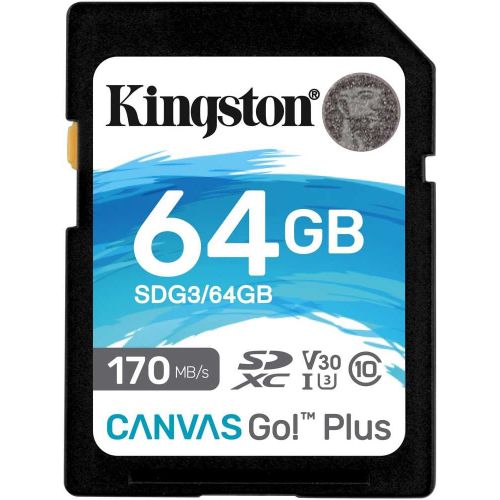   SDXC 64GB Kingston SDG3/64GB Canvas Go! Plus w/o adapter (SDG3/64GB)
