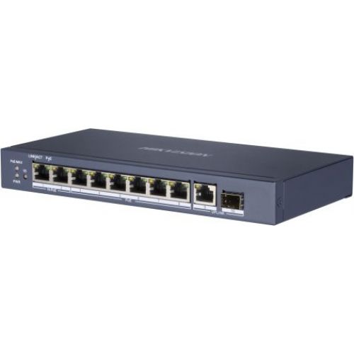  Hikvision DS-3E0510HP-E 9x1/ 1SFP 6PoE+ 2PoE++ 110W  (DS-3E0510HP-E)