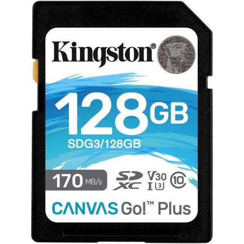   SDXC 128GB Kingston SDG3/128GB Canvas Go! Plus w/o adapter (SDG3/128GB)